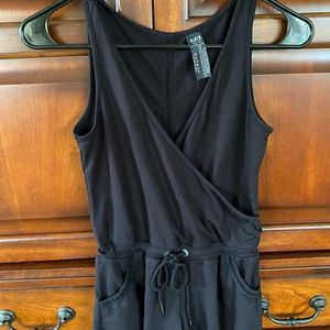 Bloch girls size 12/14 black dance romper